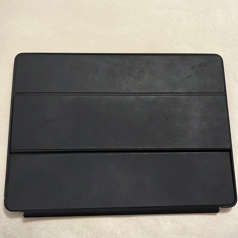 Apple black iPad case.
